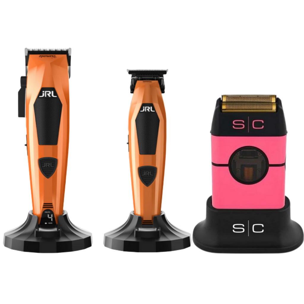 JRL Diamante Clipper y Trimmer + Stylecraft Instinct Shaver Metal Edition