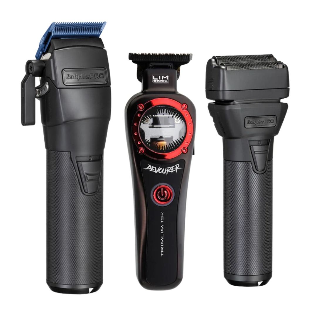 FXOne Clipper + Devourer Trimmer Trimlim + FXOne Shaver Babyliss