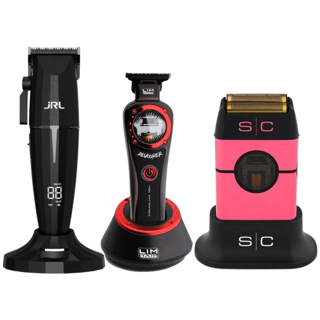 JRL Onyx Clipper + Trimlim Devourer Trimlim + Stylecraft Instinct Shaver Metal Edition