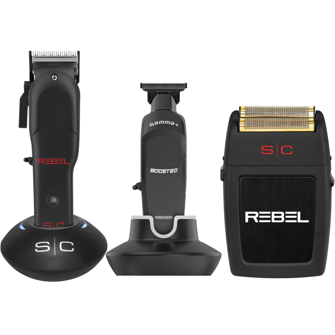 Stylecraft Rebel Clipper + Boosted Trimmer Gamma Piu + Stylecraft Rebel Shaver