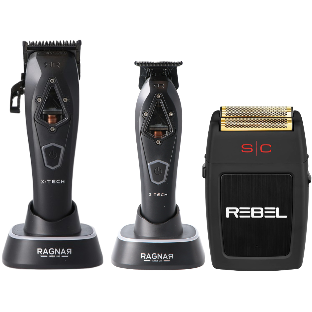 Ragnar X-Tech Clipper + S-Tech Trimmer + Stylecraft Rebel Shaver