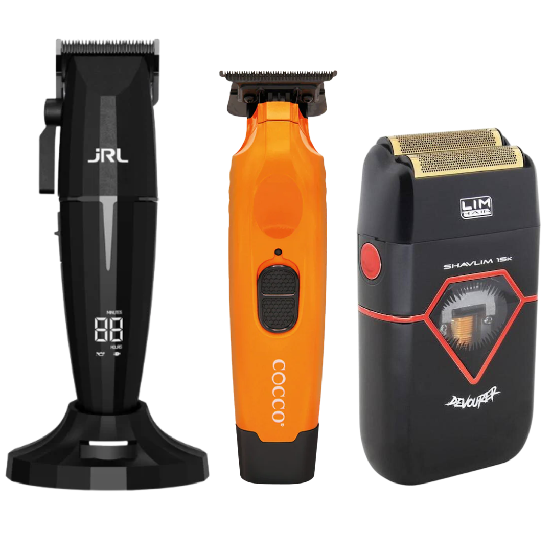 JRL Onyx Clipper + Cocco Hyper Veloce Trimmer + Shavlim Devourer Shaver