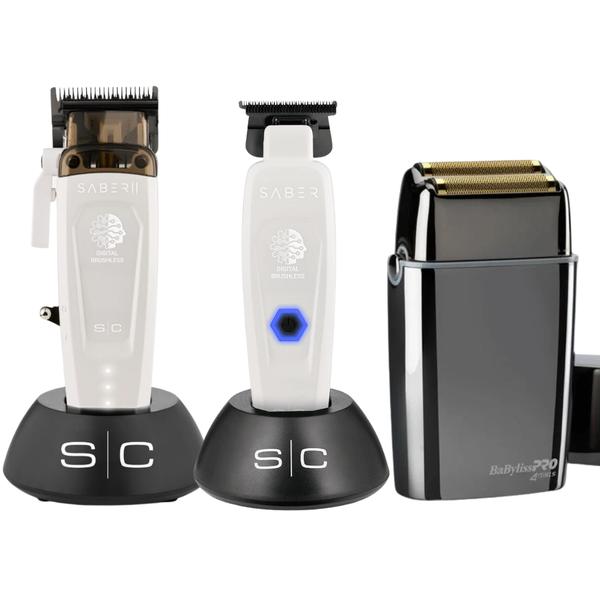 Stylecraft Saber 2.0 Clipper + Saber Trimmer + FX02 Shaver Babyliss