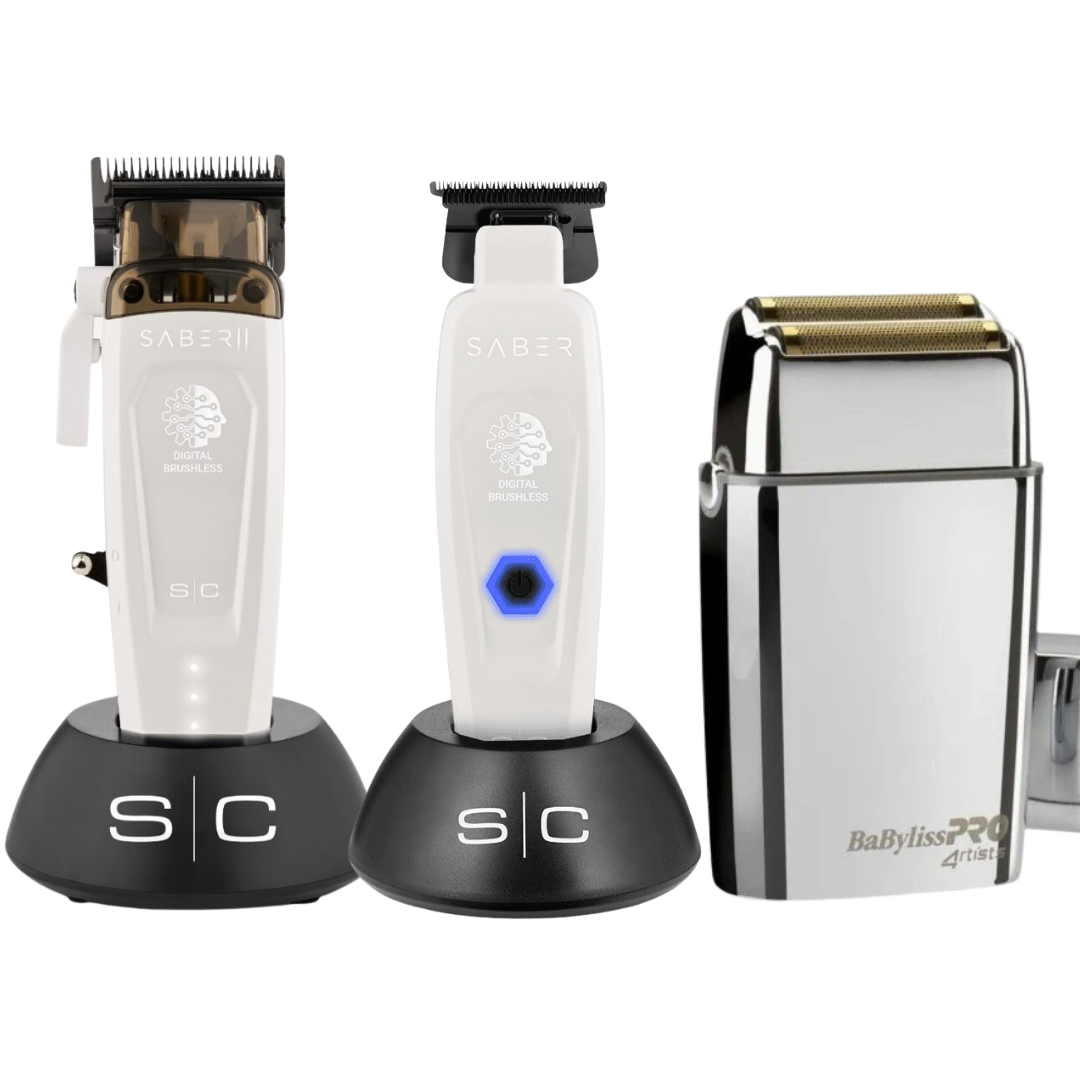 Stylecraft Saber 2.0 Clipper + Saber Trimmer + FX02 Shaver Babyliss
