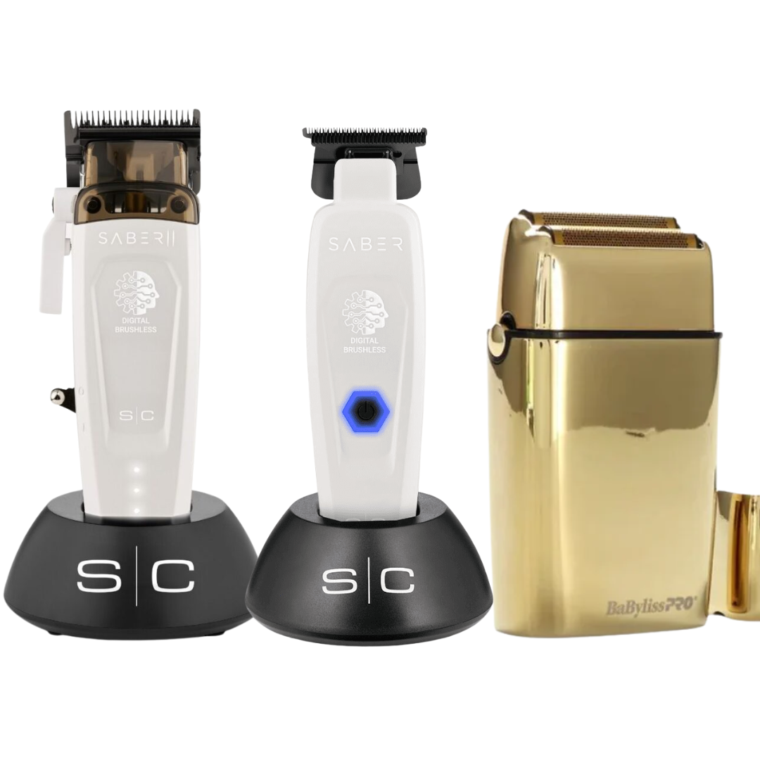 Stylecraft Saber 2.0 Clipper + Saber Trimmer + FX02 Shaver Babyliss