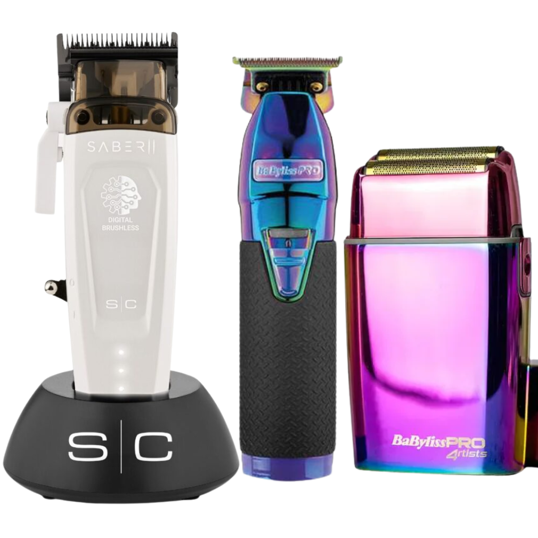 Stylecraft Saber 2.0 Clipper + Skeleton Trimmer Babyliss + FX02 Shaver Babyliss