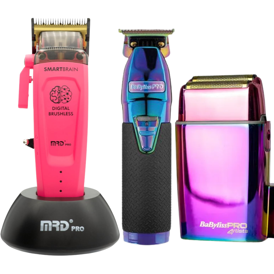 MRD Smart Brain Clipper + Skeleton Boost Trimmer + FX02 Shaver