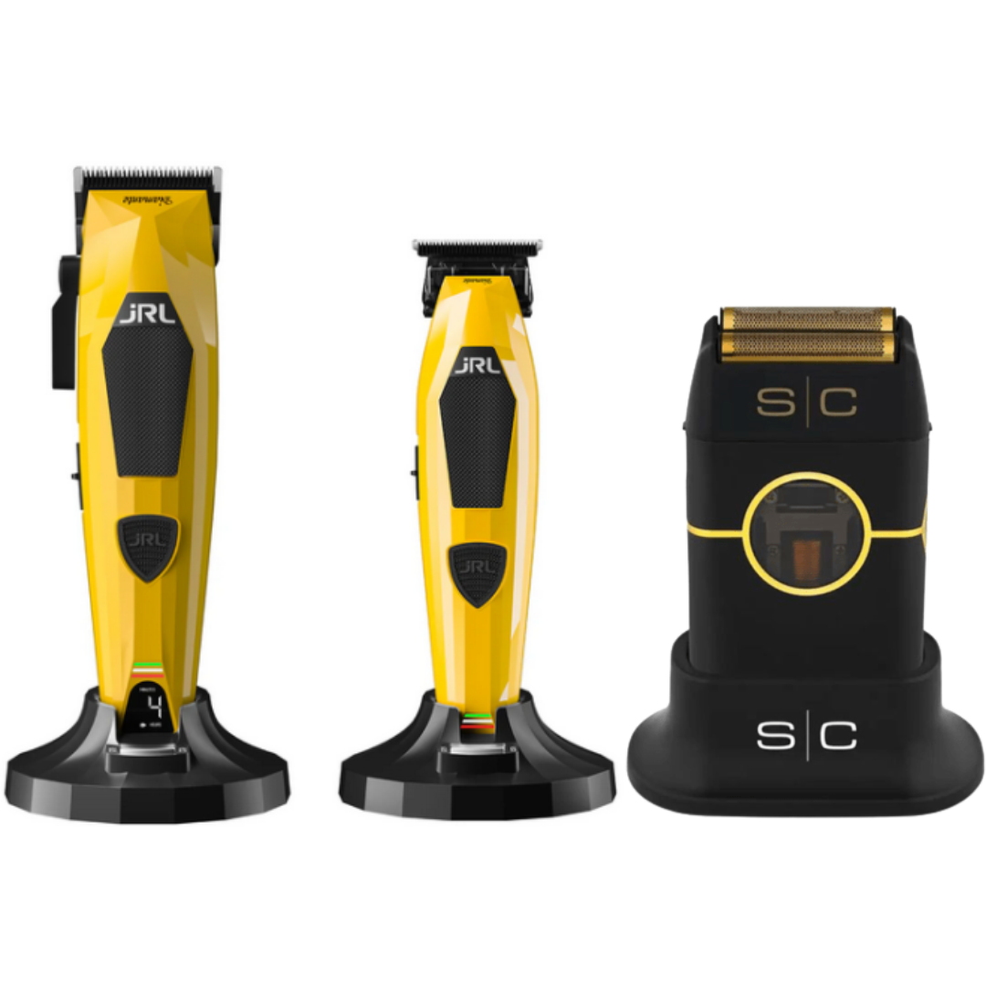 JRL Diamante Clipper y Trimmer + Stylecraft Instinct Shaver Metal Edition