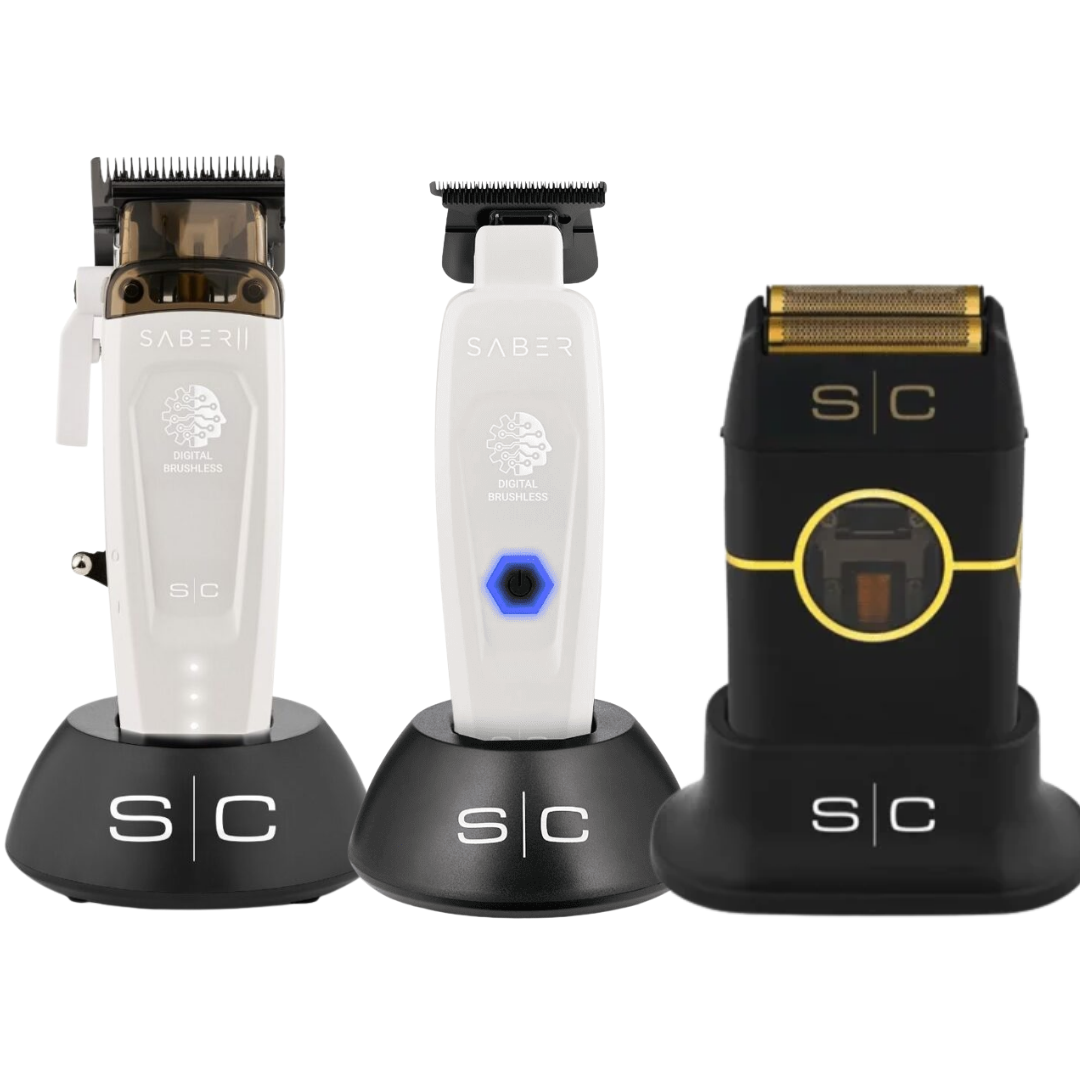Stylecraft Saber 2.0 Clipper + Saber Trimmer + Instinct Metal Edition Shaver