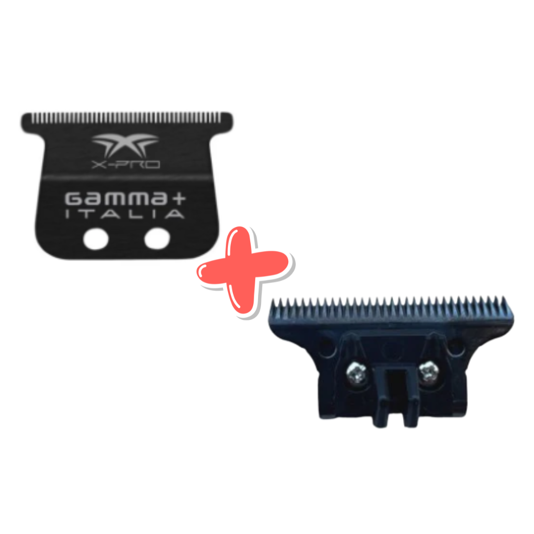 Pack Cuchillas Fija y Móvil Trimmer Gamma Piu (X-PRO Fija + The One Móvil)