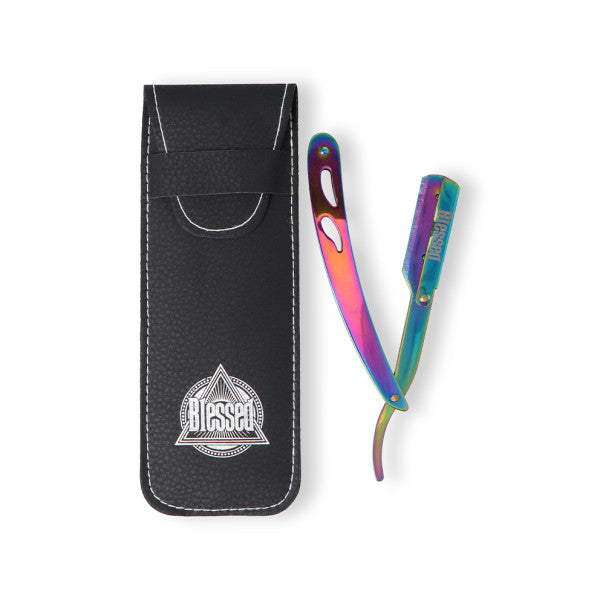 Navaja Mariposa Mango Metal Camaleon Blessed