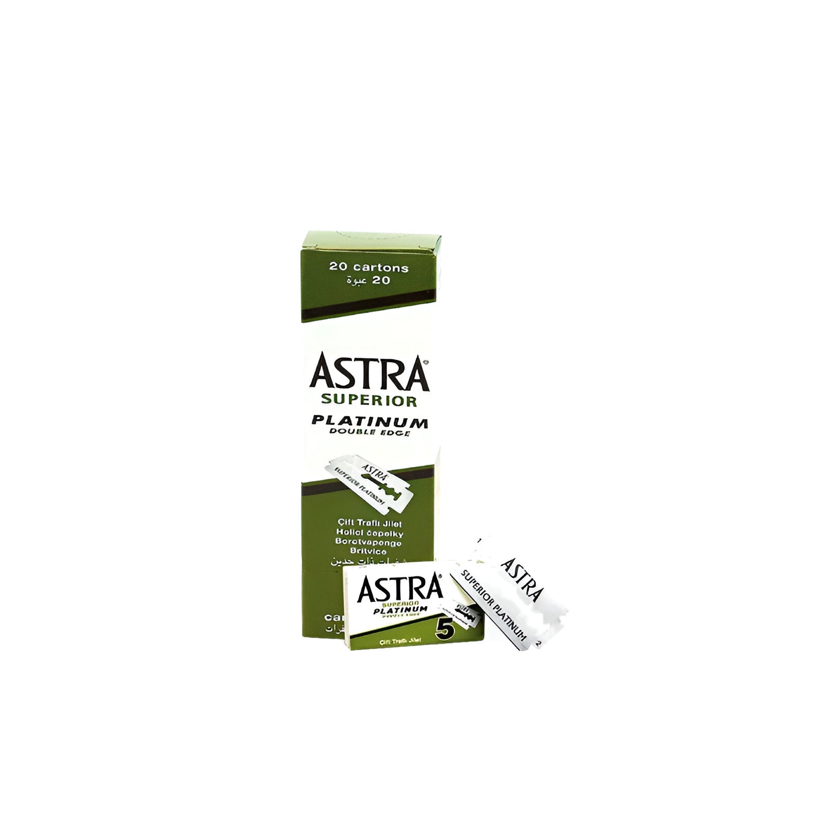 Cuchillas Dobles Superior Platinum Astra