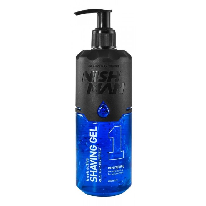Nishman Gel De Afeitado Blue Energizing 01 400 Ml