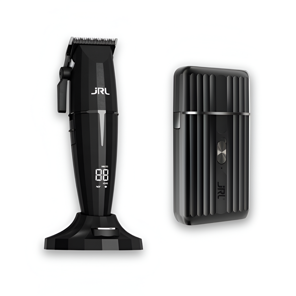 Máquina de Corte Clipper Onyx 2020C-B con Base de Carga JRL + Afeitadora Onyx SH2301 SF Pro Shaver JRL