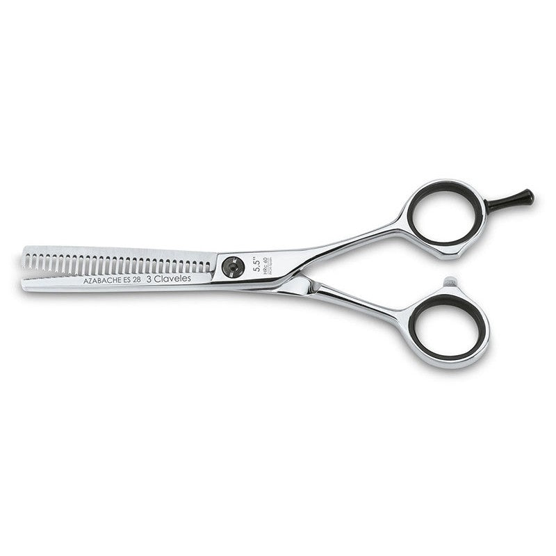 Tijera de Corte Azabache Entresacar 28 5.5" E 3Claveles