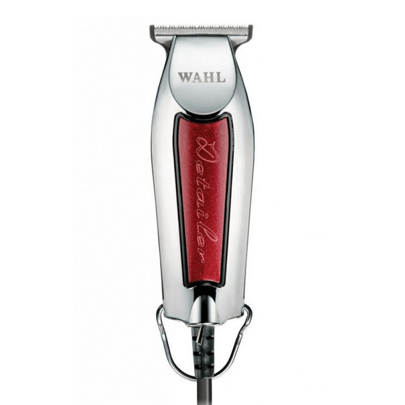 Maquina de Corte Whal Detailer T- Wide roja con cable para barberos rasurado perfecto corte ideal para corte de hombre venta online